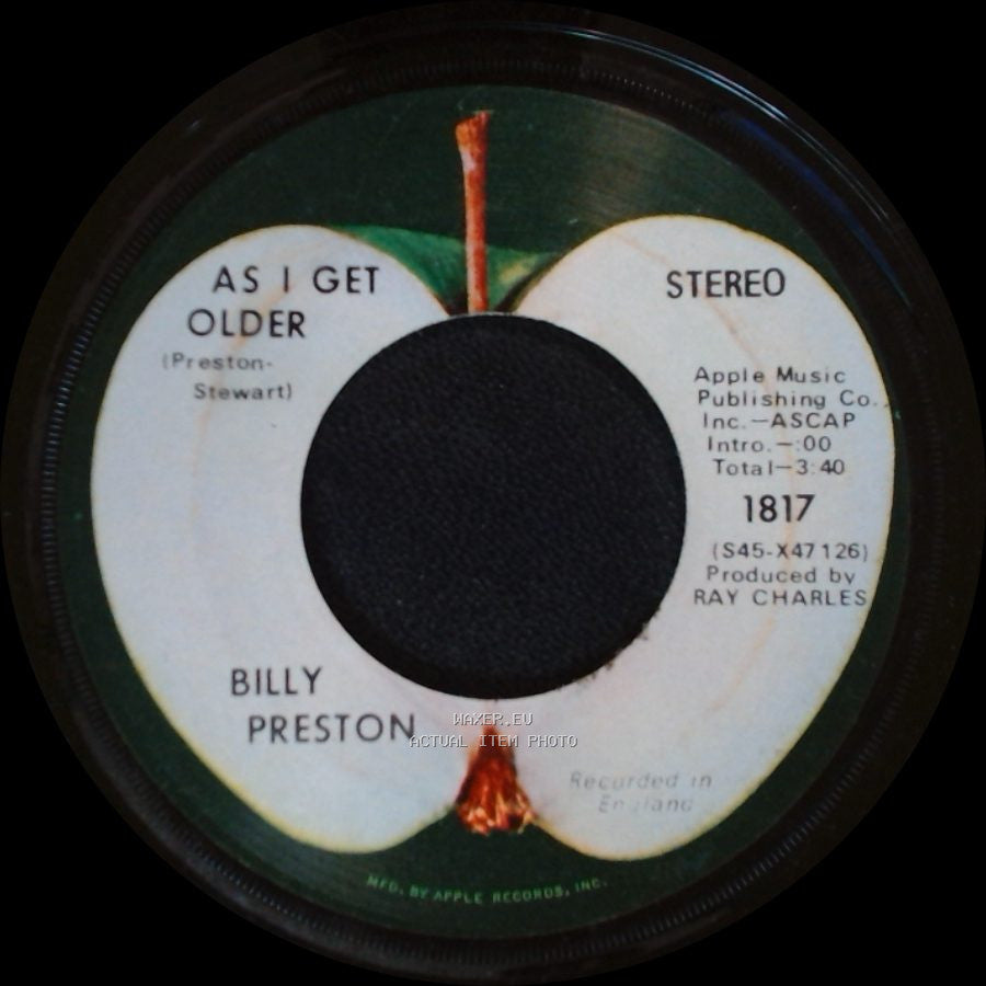 Billy Preston - All That I've Got (I'm Gonna Give It To You) / As I Get Older side B
