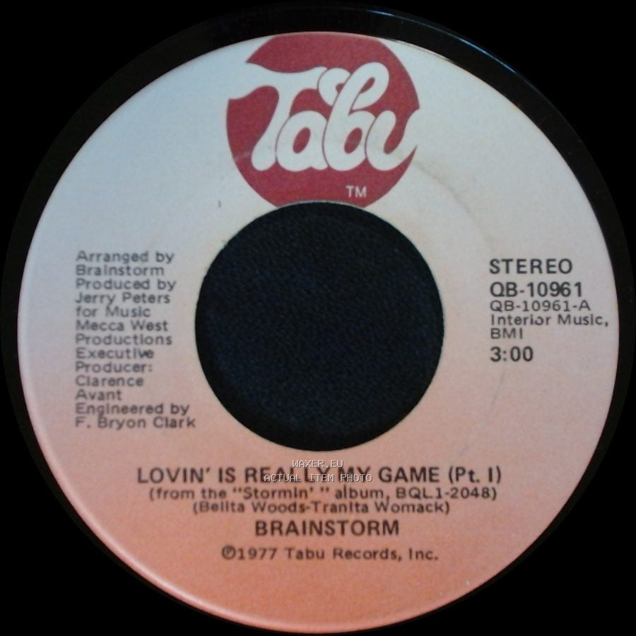 Brainstorm - Lovin' Is Really My Game (Pt. I) / Lovin' Is Really My Game (Pt. Ii) side A