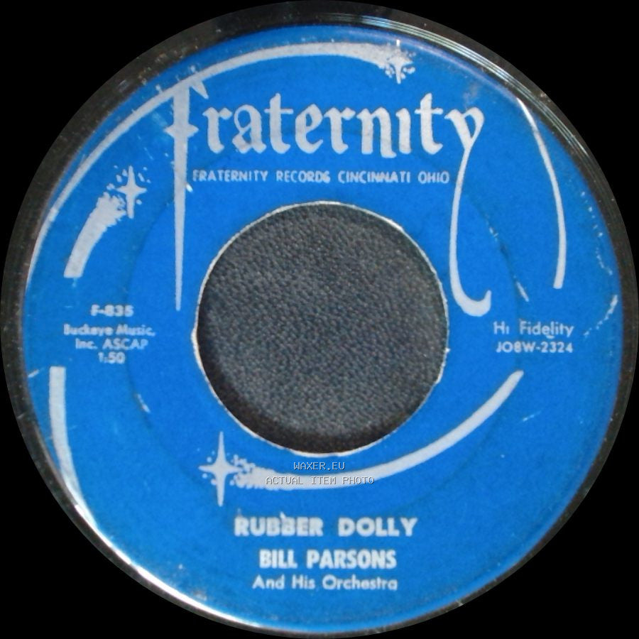 Bill Parsons And His Orchestra - The All American Boy / Rubber Dolly side B
