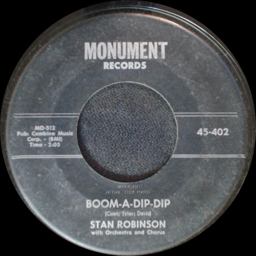 Stan Robinson - My Heart Beats / Boom-A-Dip-Dip side B