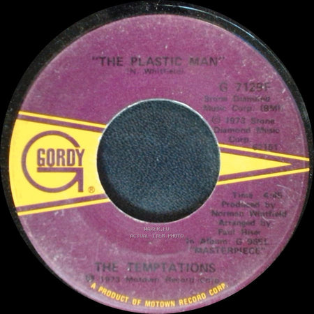 The Temptations - The Plastic Man / Hurry Tomorrow side A