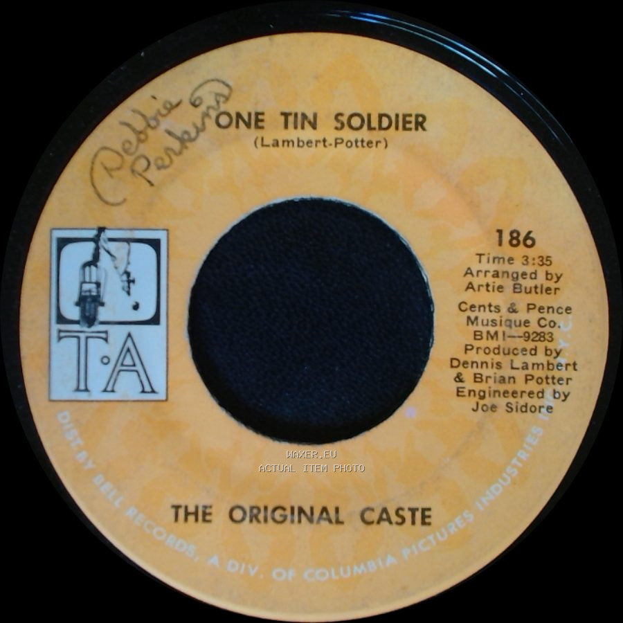 The Original Caste - Live For Tomorrow / One Tin Soldier side B