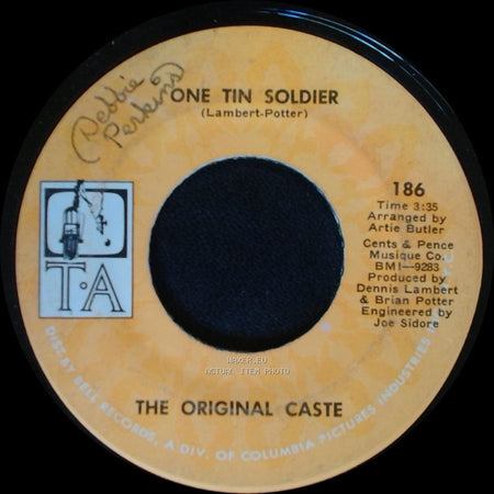 The Original Caste - Live For Tomorrow / One Tin Soldier side B