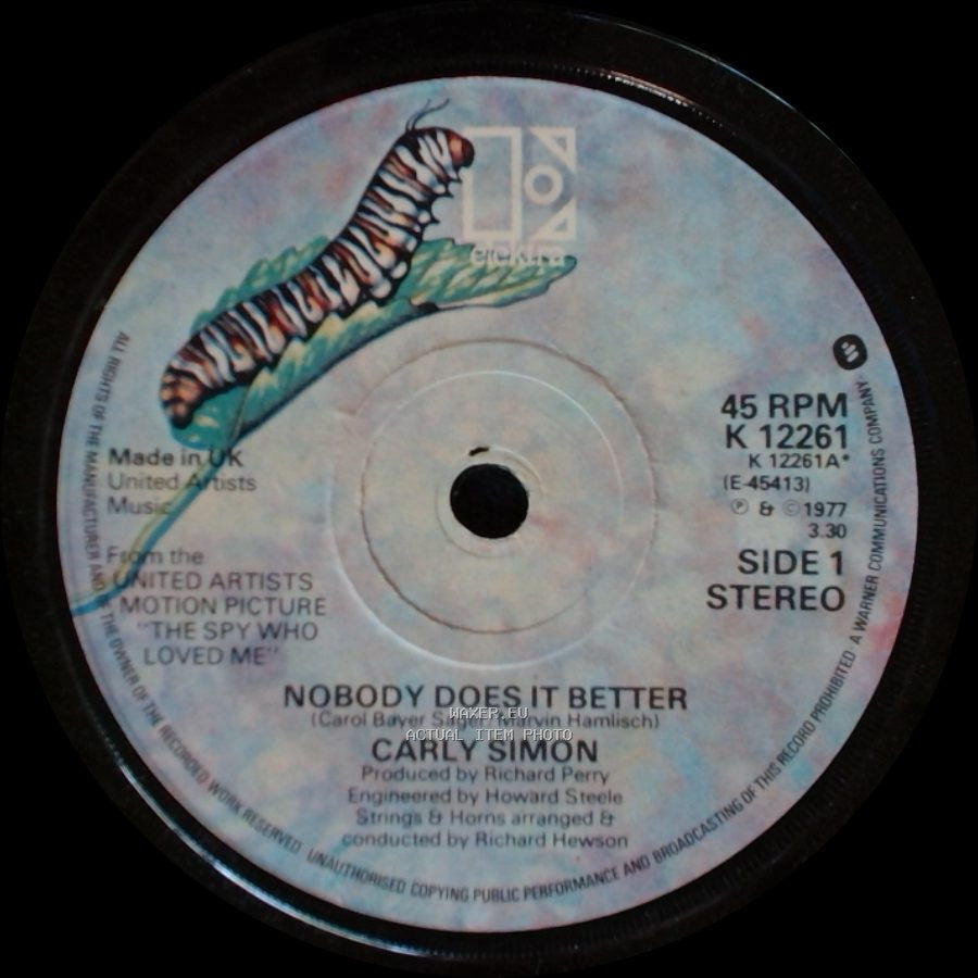 Carly Simon - Nobody Does It Better / After The Storm side A
