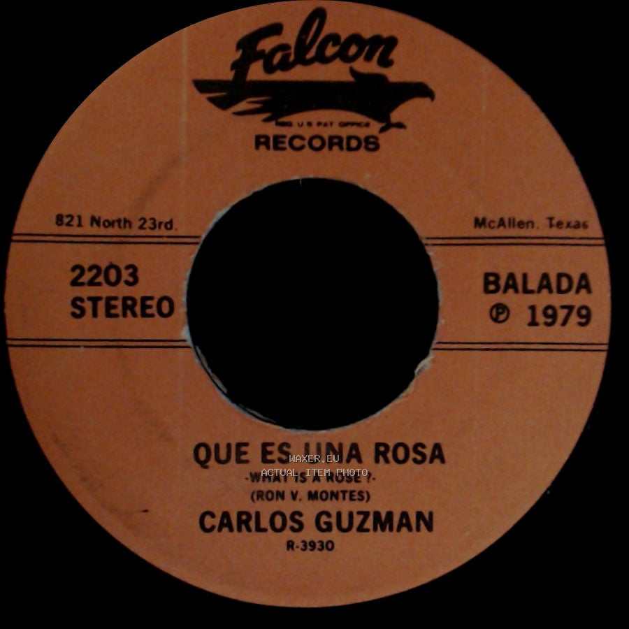 Carlos Guzman - Me Olvide De Vivir / Que Es Una Rosa side B