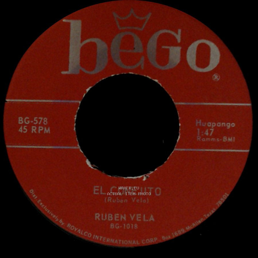 Ruben Vela - El Conejito / Espumas side A