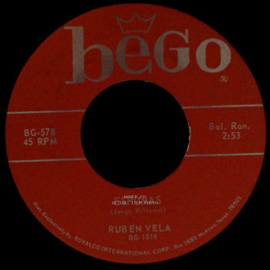 Ruben Vela - El Conejito / Espumas side B