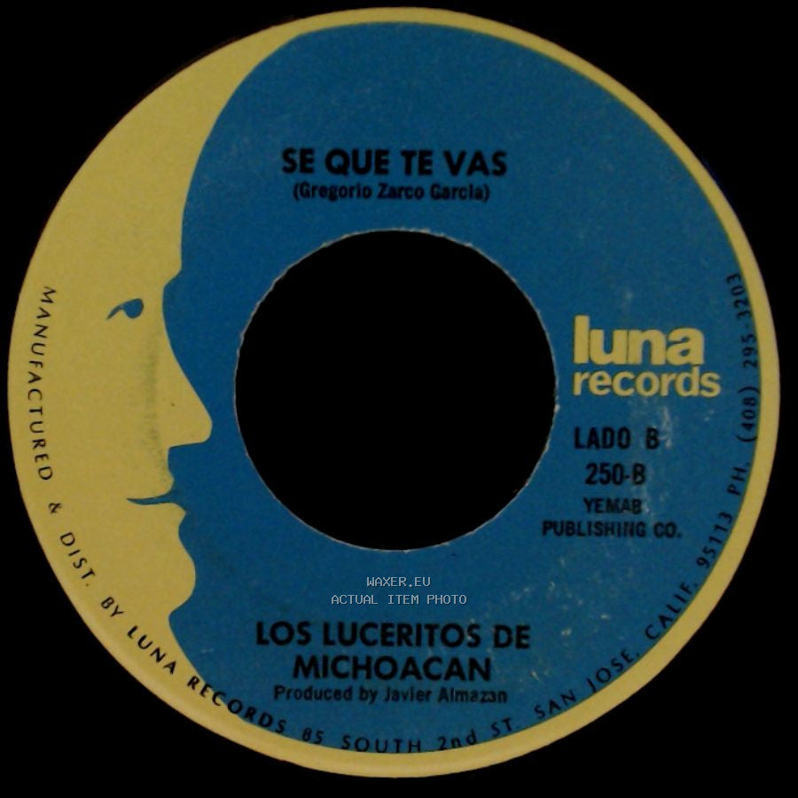 Los Luceritos De Michoacan - Flor De Las Flores / Se Que Te Vas side B
