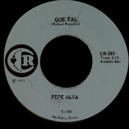 Pepe Nava - Que Tal / En Mi Cuarto Triste side A