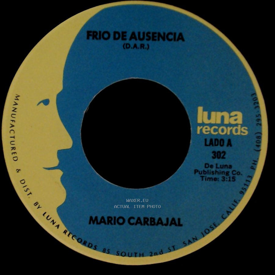 Mario Carbajal - Frio De Ausencia (D.A.R.) / Eres Tu side A