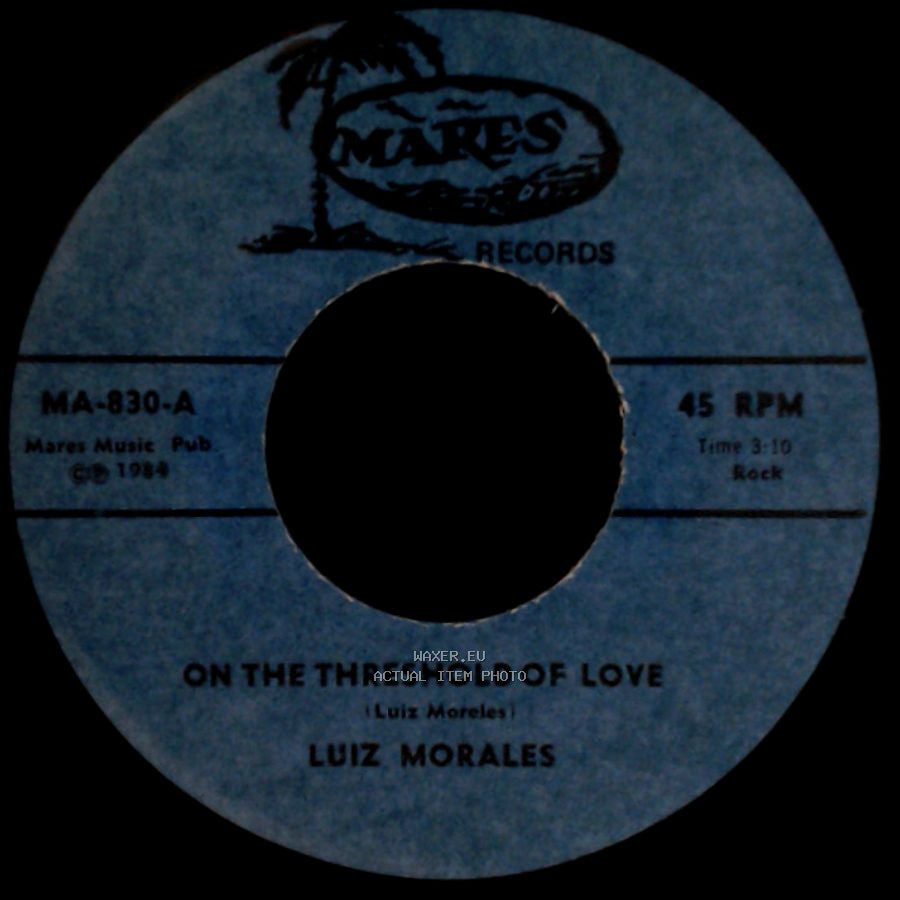 Luiz Morales - 'til I Loved You / On The Threshold Of Love side B