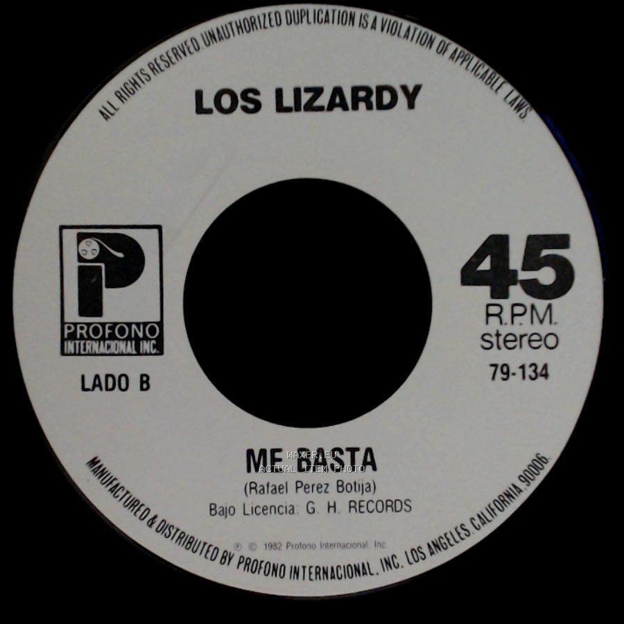 Los Lizardy - Lo Dejaste Todo / Me Basta side B