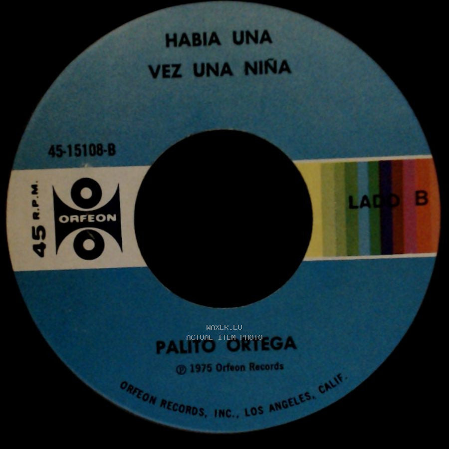 Palito Ortega - Quiero Saber Como Te Va / Habia Una Vez Una Niña side B