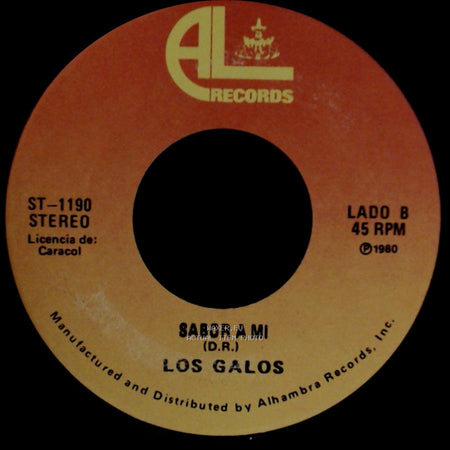 Los Galos - El Oyo / Sabor A Mi side B