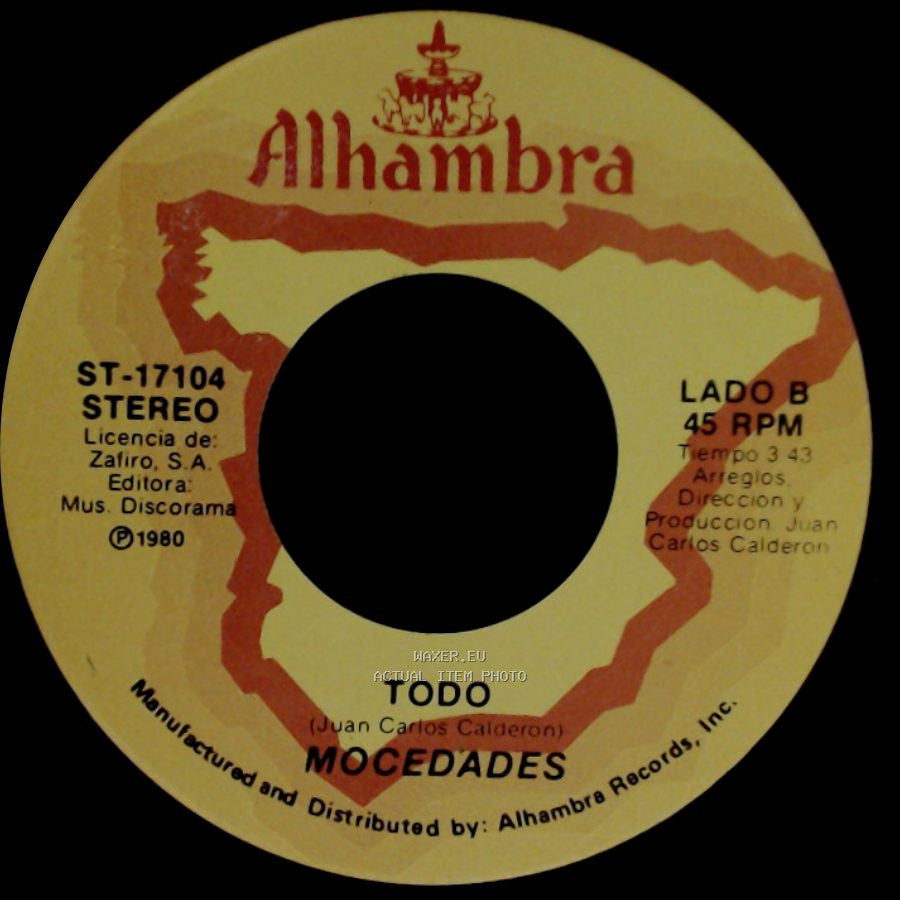 Mocedades - Gracias Amor / Todo side B