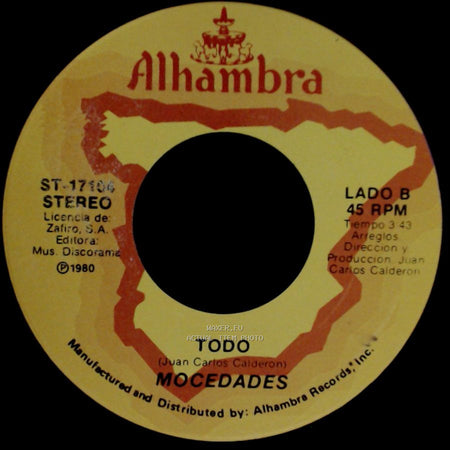Mocedades - Gracias Amor / Todo side B