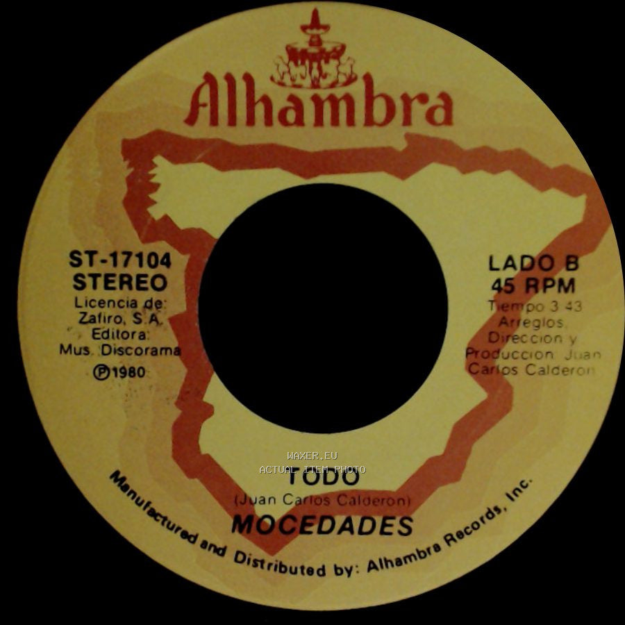 Mocedades - Gracias Amor / Todo side B