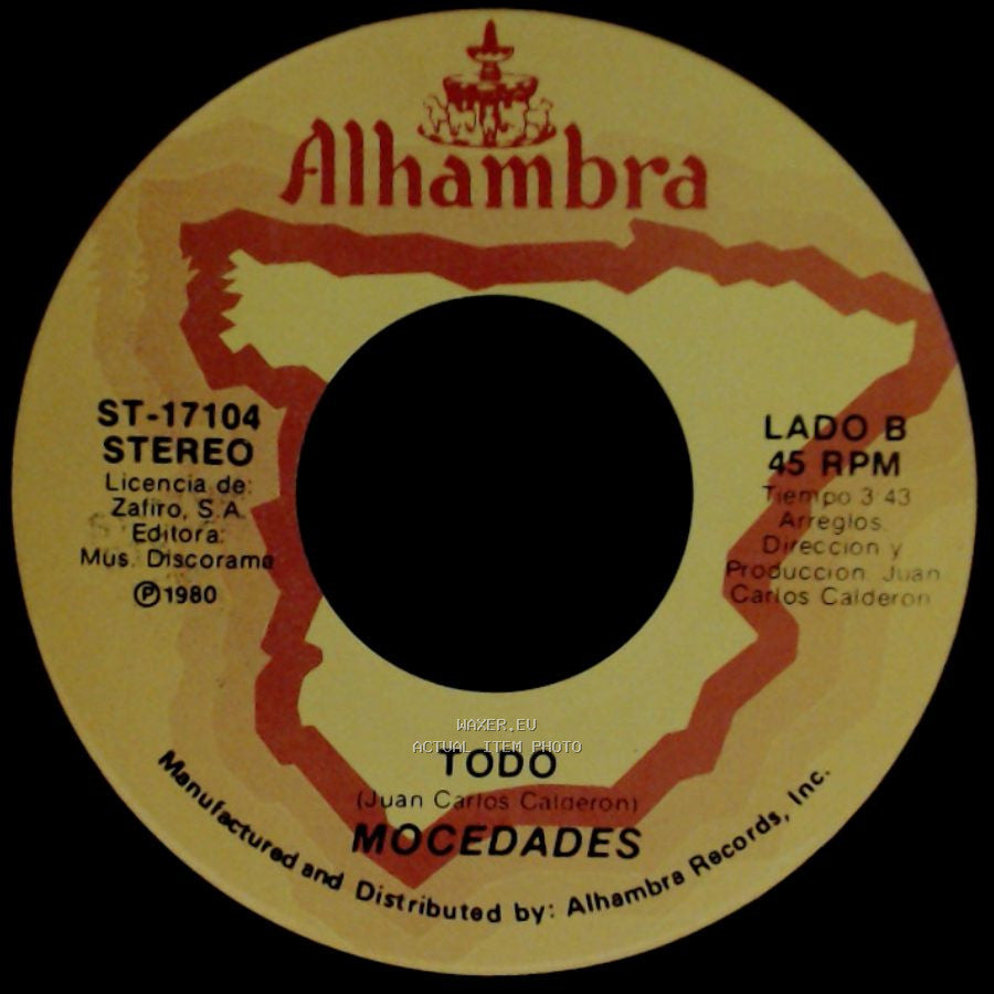 Mocedades - Gracias Amor / Todo side B