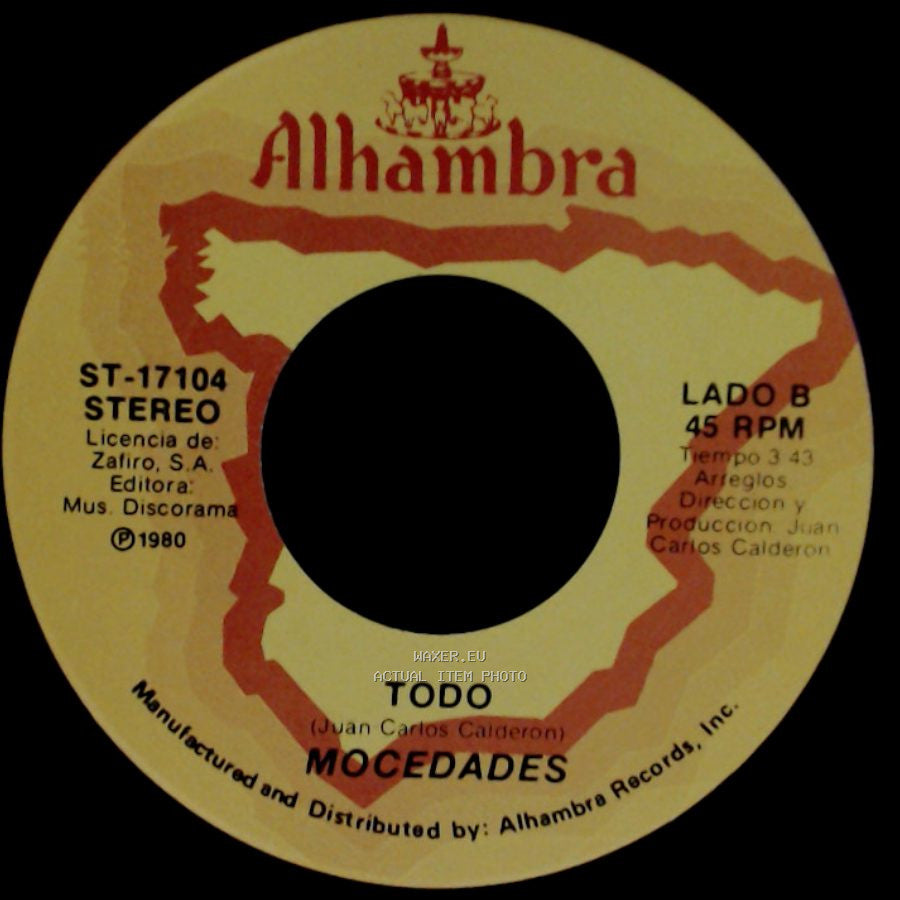 Mocedades - Gracias Amor / Todo side B