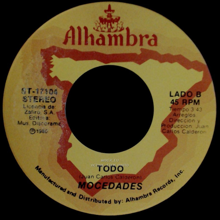 Mocedades - Gracias Amor / Todo side B