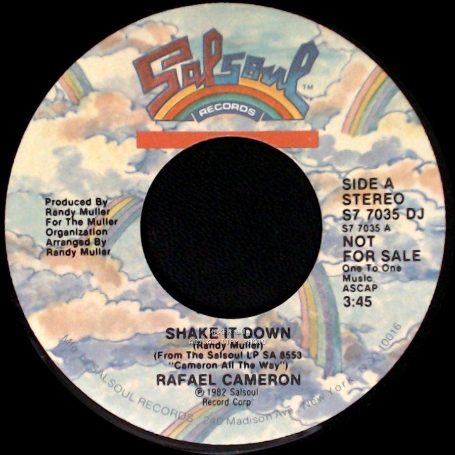 Rafael Cameron - Shake It Down / Shake It Down side A