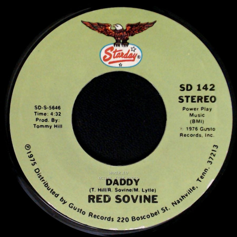 Red Sovine - Daddy / Teddy Bear side A