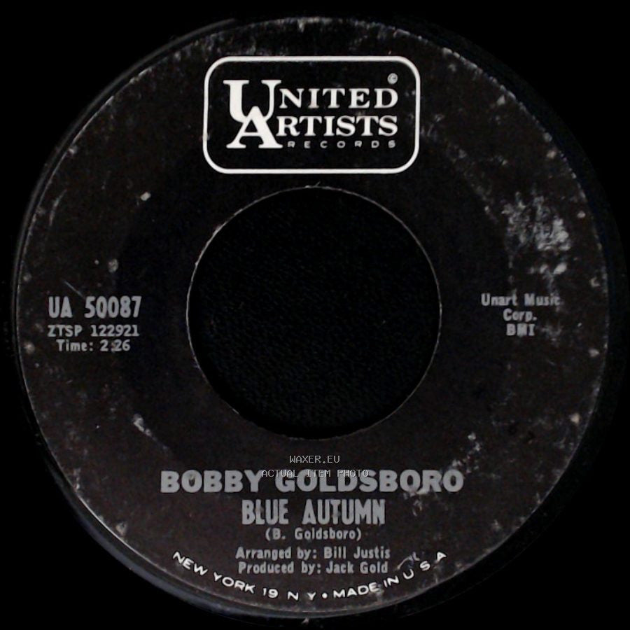 Bobby Goldsboro - Blue Autumn / I Just Don't Love You Anymore side A