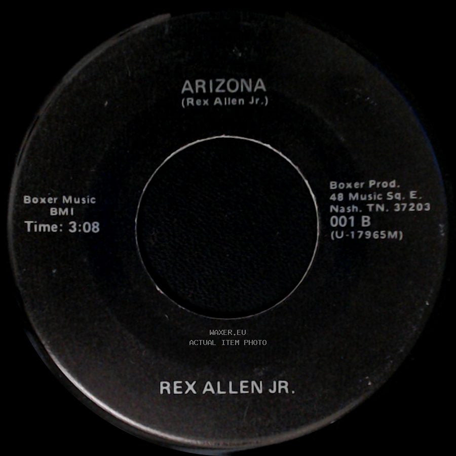 Rex Allen Jr. - Diamond In The Rough / Arizona side B