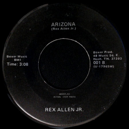 Rex Allen Jr. - Diamond In The Rough / Arizona side B