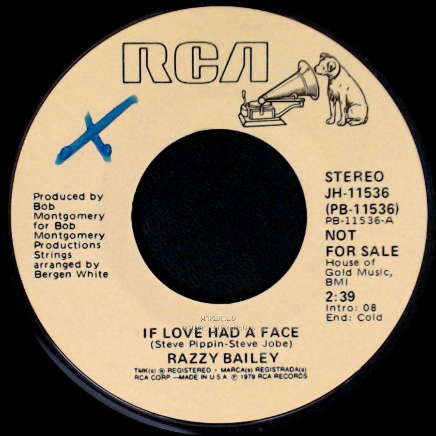 Razzy Bailey - If Love Had A Face / If Love Had A Face side A