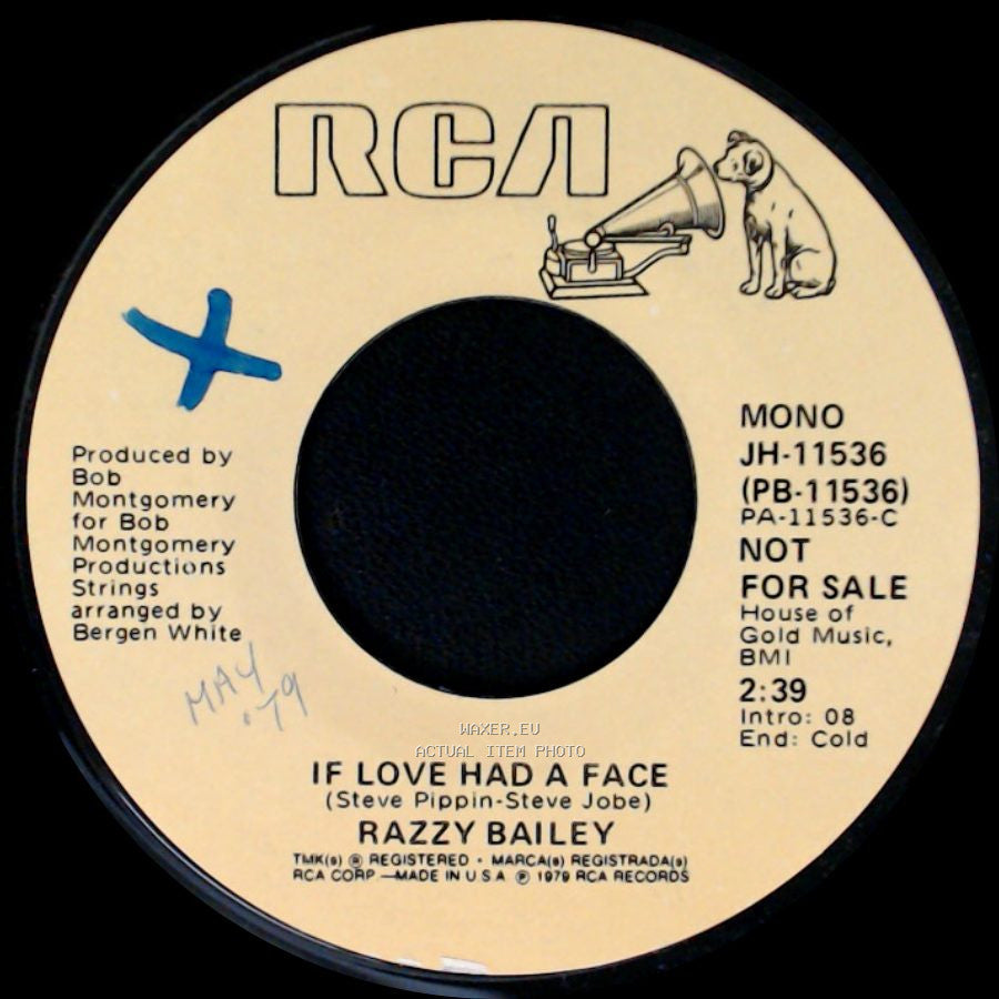Razzy Bailey - If Love Had A Face / If Love Had A Face side B
