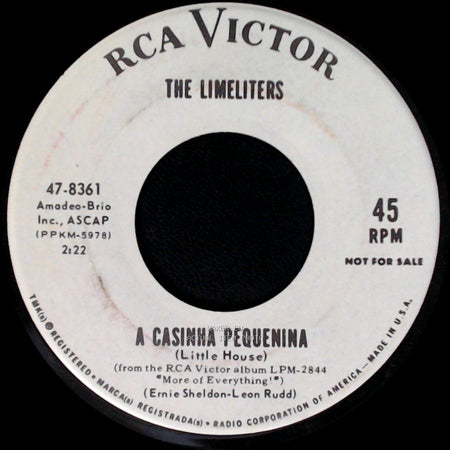 The Limeliters - No Man Is An Island / A Casinha Pequenina (Little House) side B
