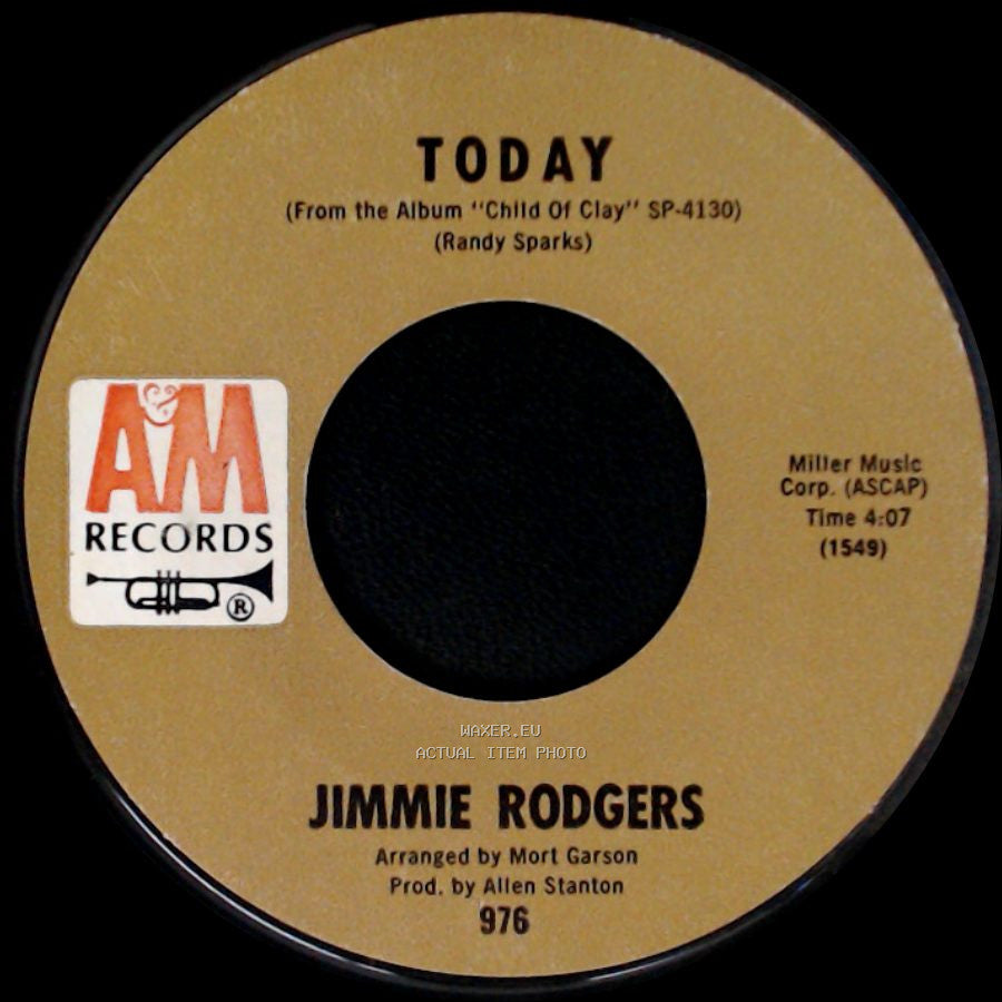 Jimmie Rodgers - Today / The Lovers side A