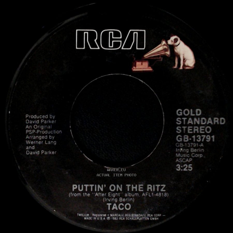 Taco - Puttin' On The Ritz / Cheek To Cheek side A