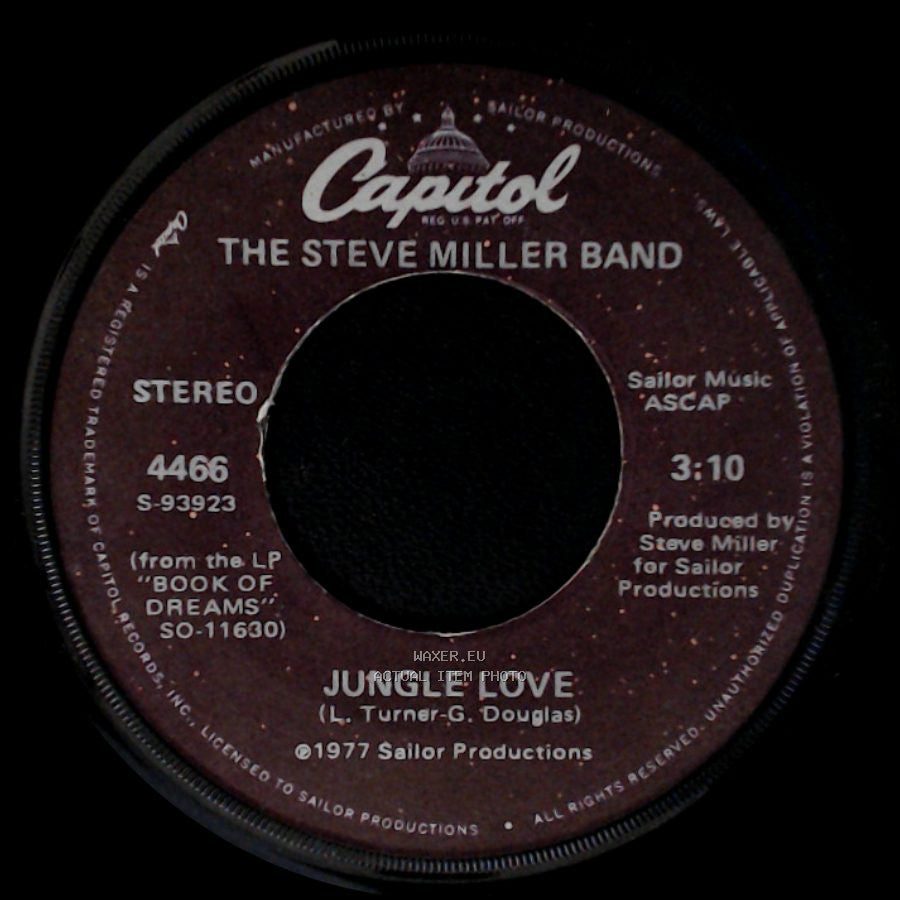 The Steve Miller Band - Jungle Love / Wish Upon A Star side A
