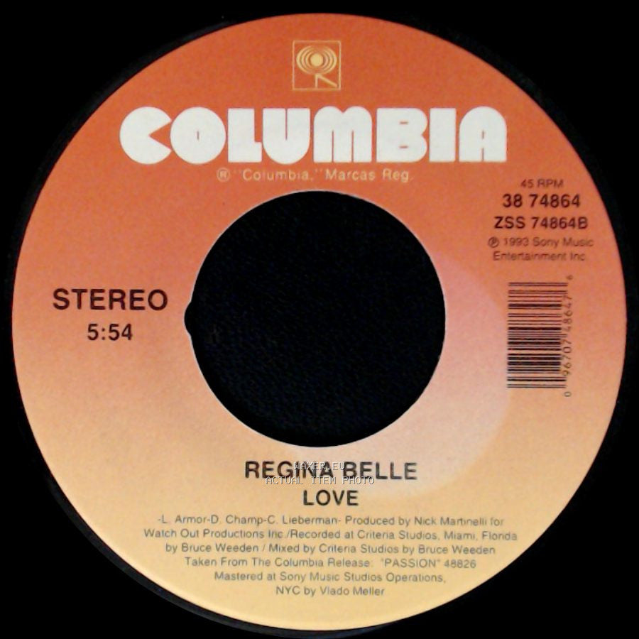 Regina Belle - Love / If I Could side A