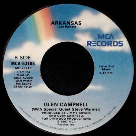 Glen Campbell - The Hand That Rocks The Cradle / Arkansas side B