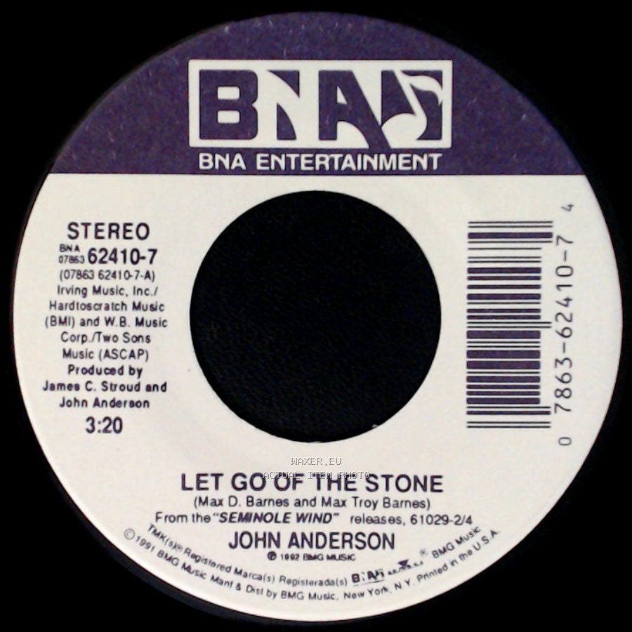 John Anderson - Look Away / Let Go Of The Stone side B