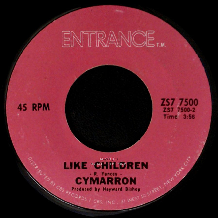 Cymarron - Rings / Like Children side B