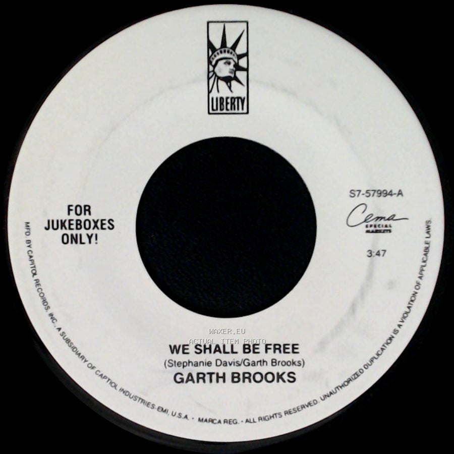 Garth Brooks - We Shall Be Free / Night Rider's Lament side A