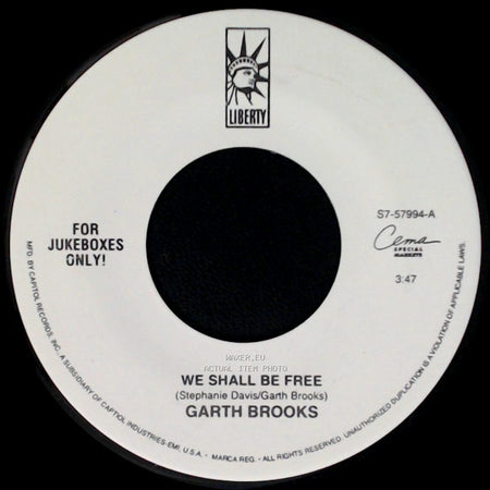 Garth Brooks - We Shall Be Free / Night Rider's Lament side A