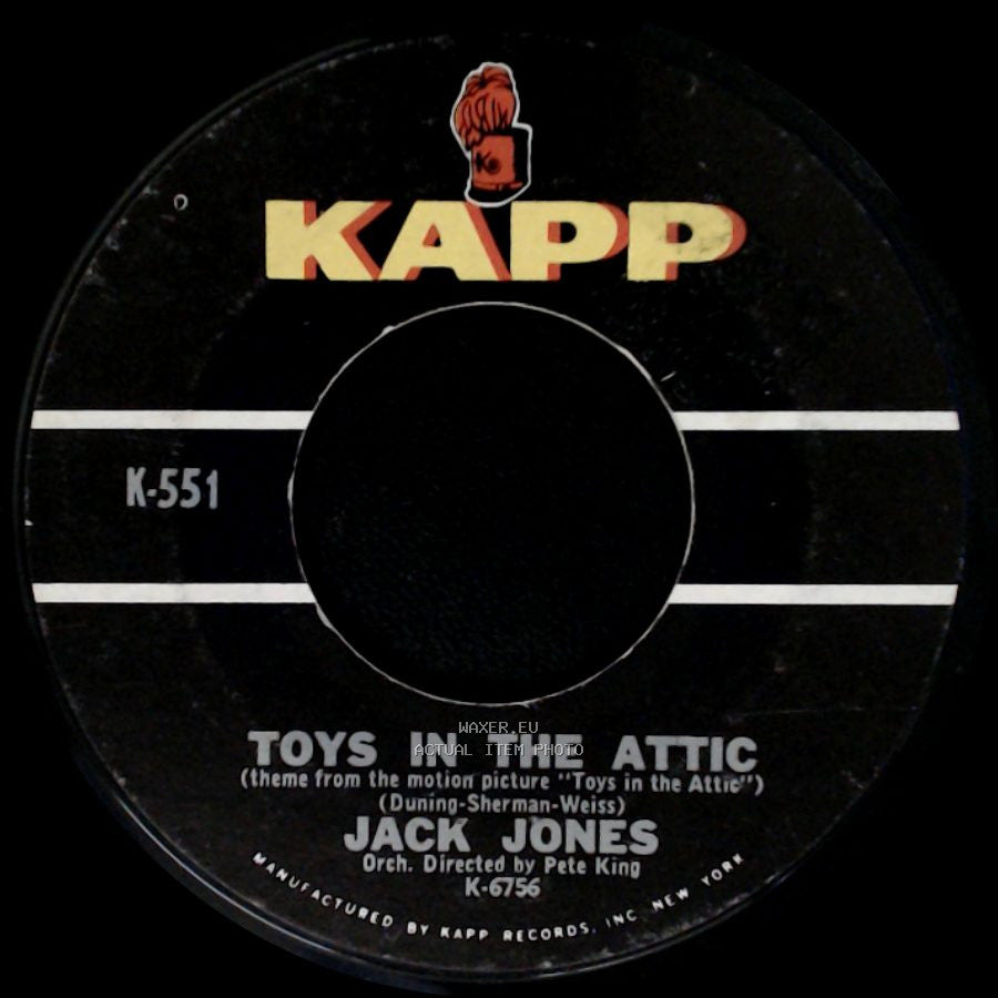Jack Jones - Wives And Lovers / Toys In The Attic side B