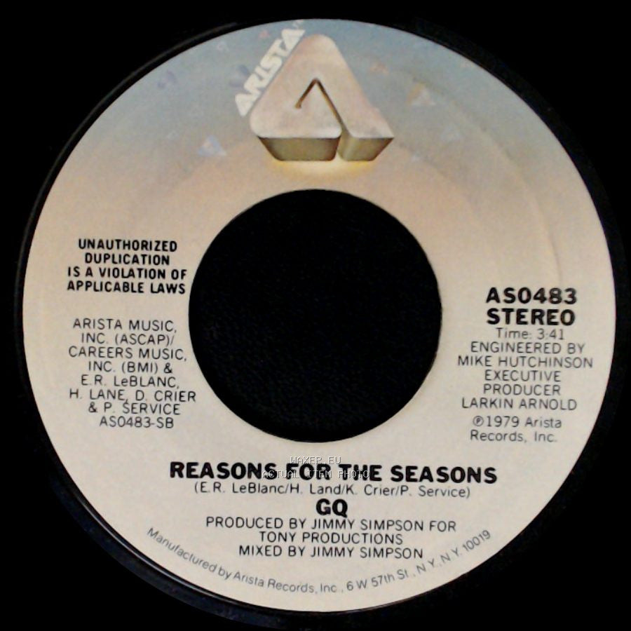 Gq - Reasons For The Seasons / Standing Ovation side A