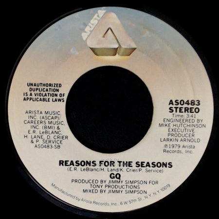 Gq - Reasons For The Seasons / Standing Ovation side A