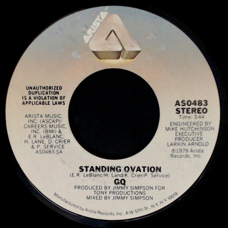 Gq - Reasons For The Seasons / Standing Ovation side B