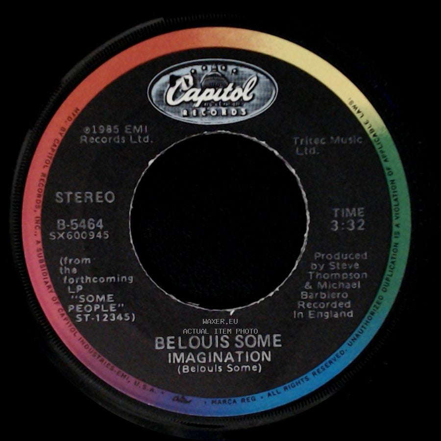 Imagination / Belouis Some - Belouis Some (Belouis Some) Imagination / Walk Away side A