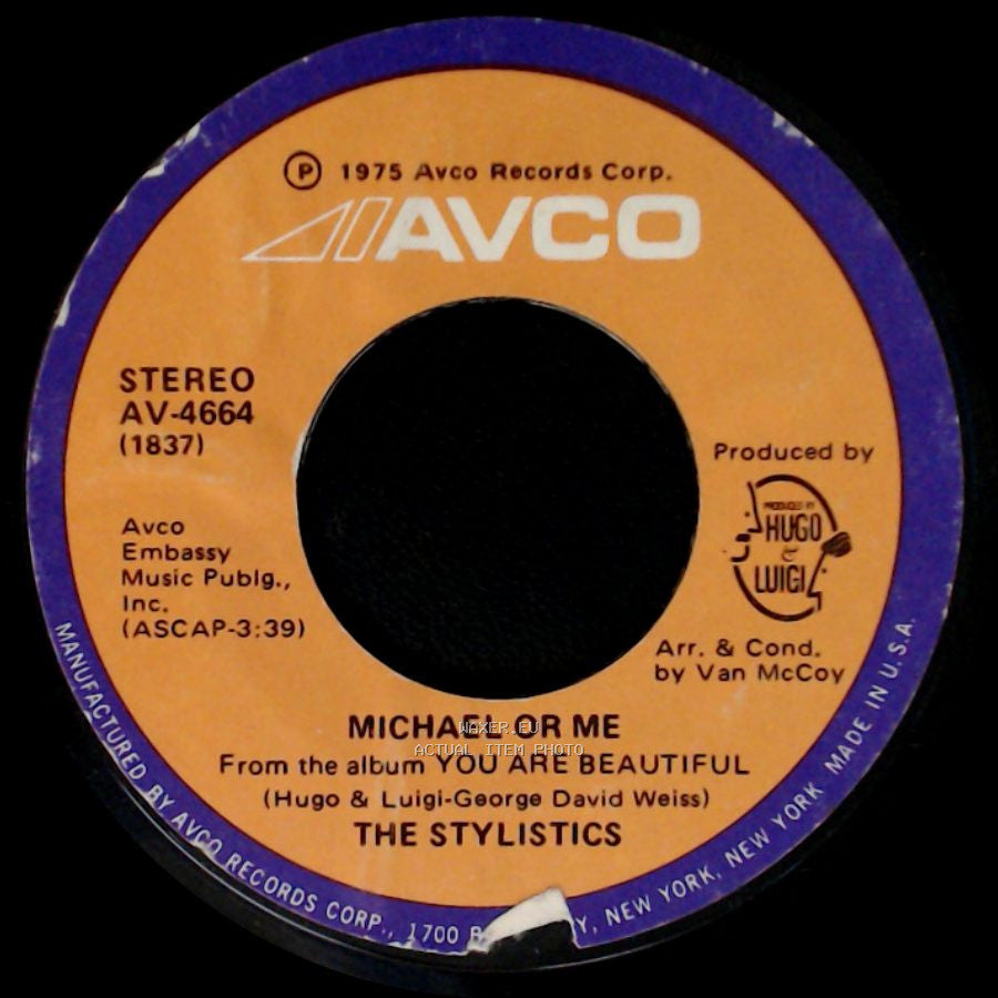 The Stylistics - You Are Beautiful / Michael Or Me side B