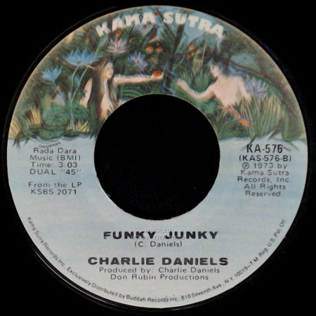 Charlie Daniels - Funky Junky / Uneasy Rider side A