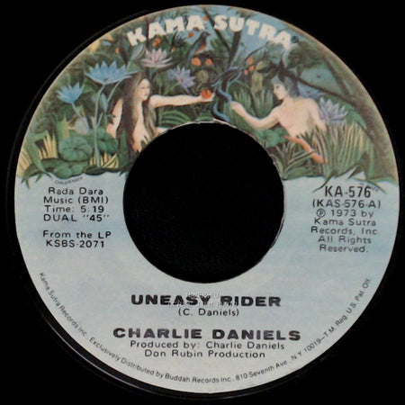 Charlie Daniels - Funky Junky / Uneasy Rider side B
