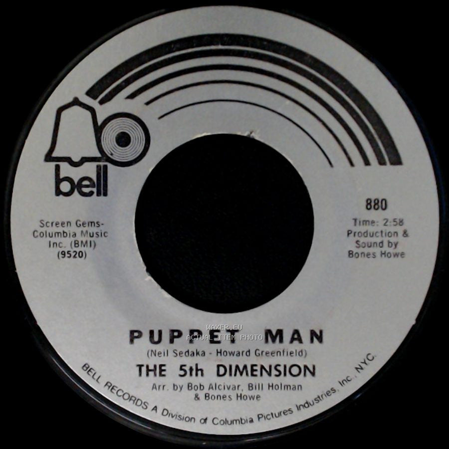 The 5Th Dimension - Puppet Man / A Love Like Ours side A